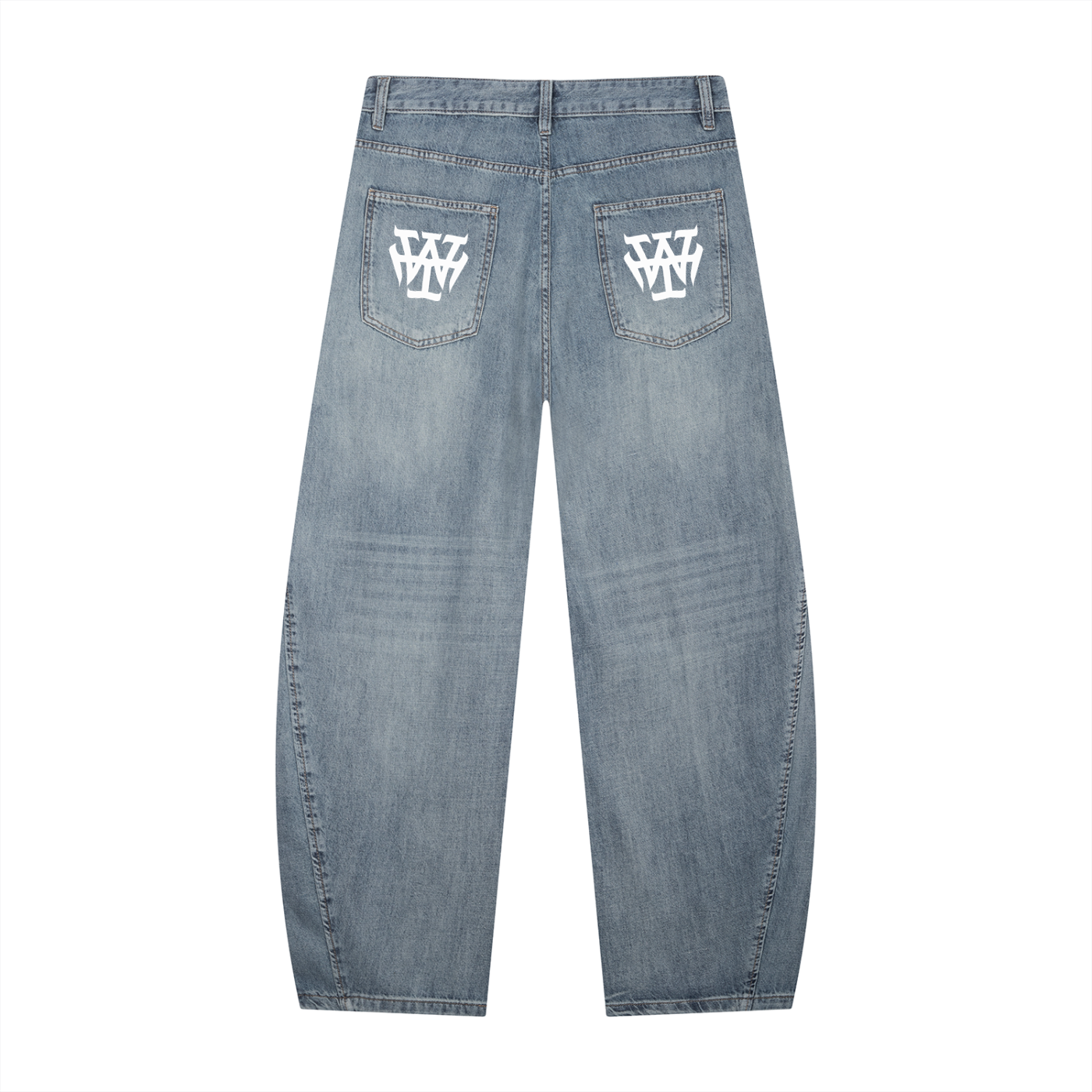 Asahi – Men's Vintage Lightweight Washed Barrel Leg Jeans