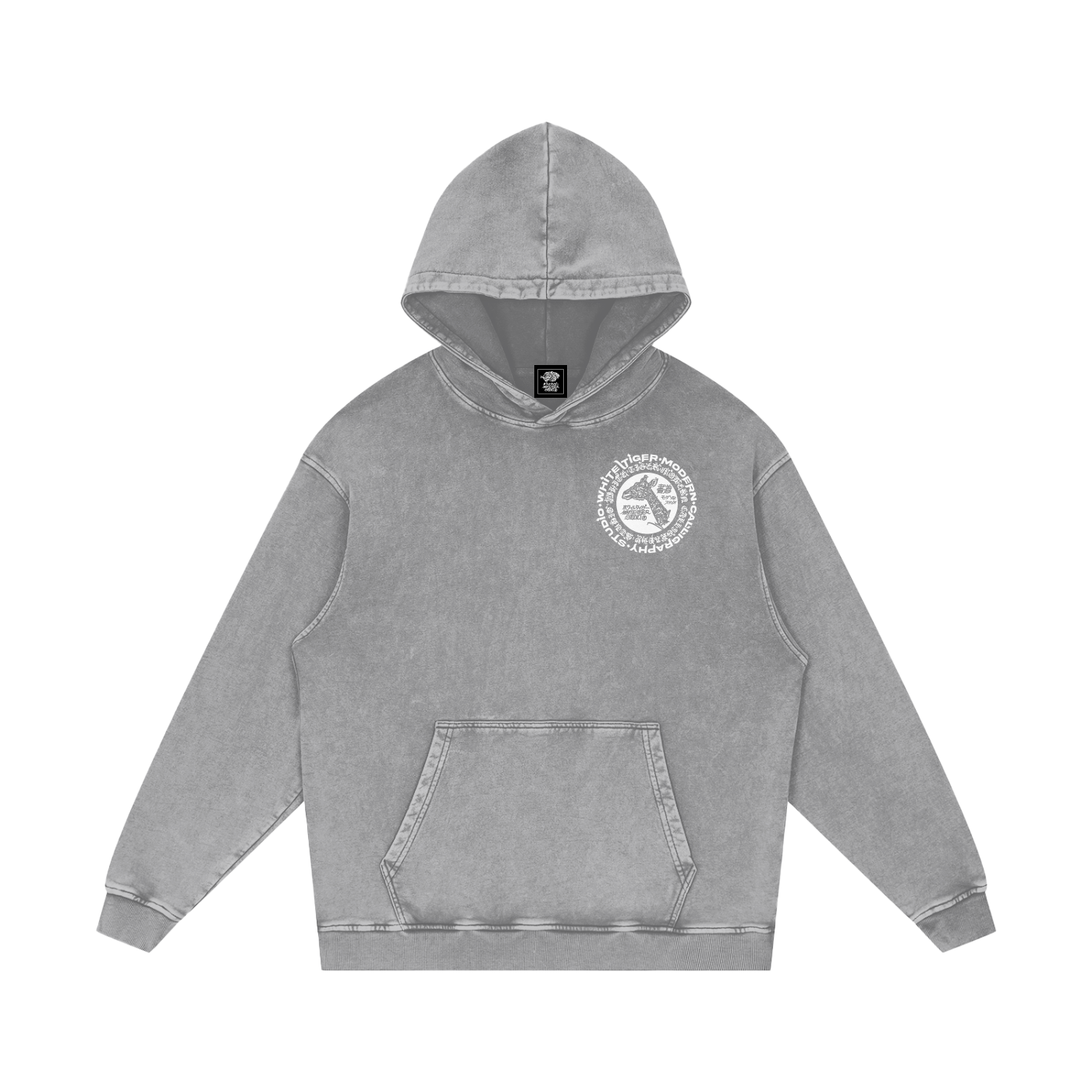 Kirin - Unisex Snow Washed Hoodie