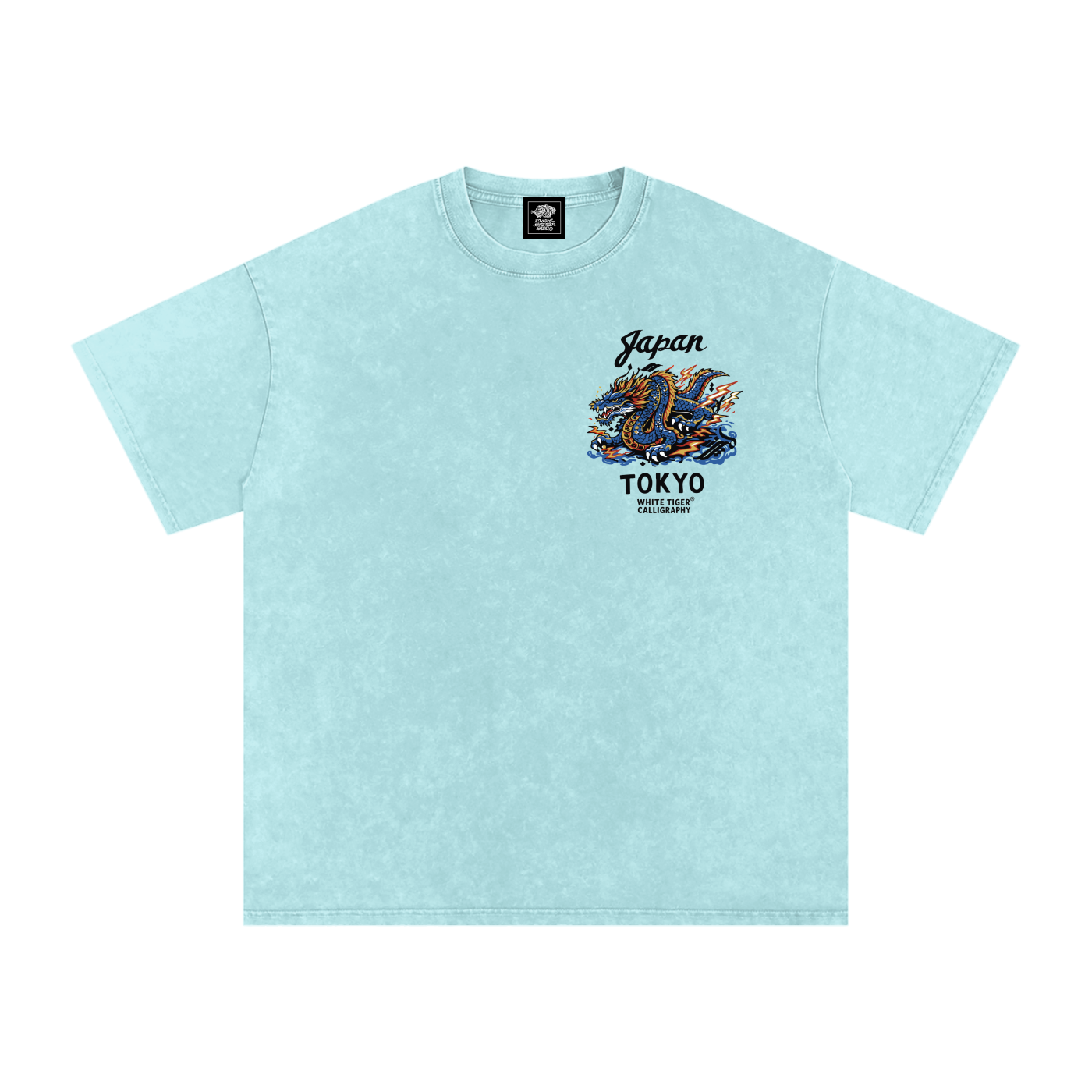 Tatsudoshi - Snow Washed Oversized Cotton T-Shirt