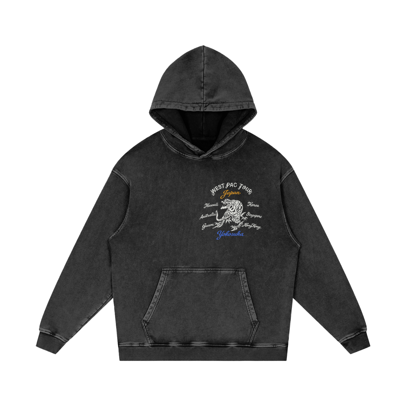 West Pacific Tour - Unisex Snow Washed Hoodie