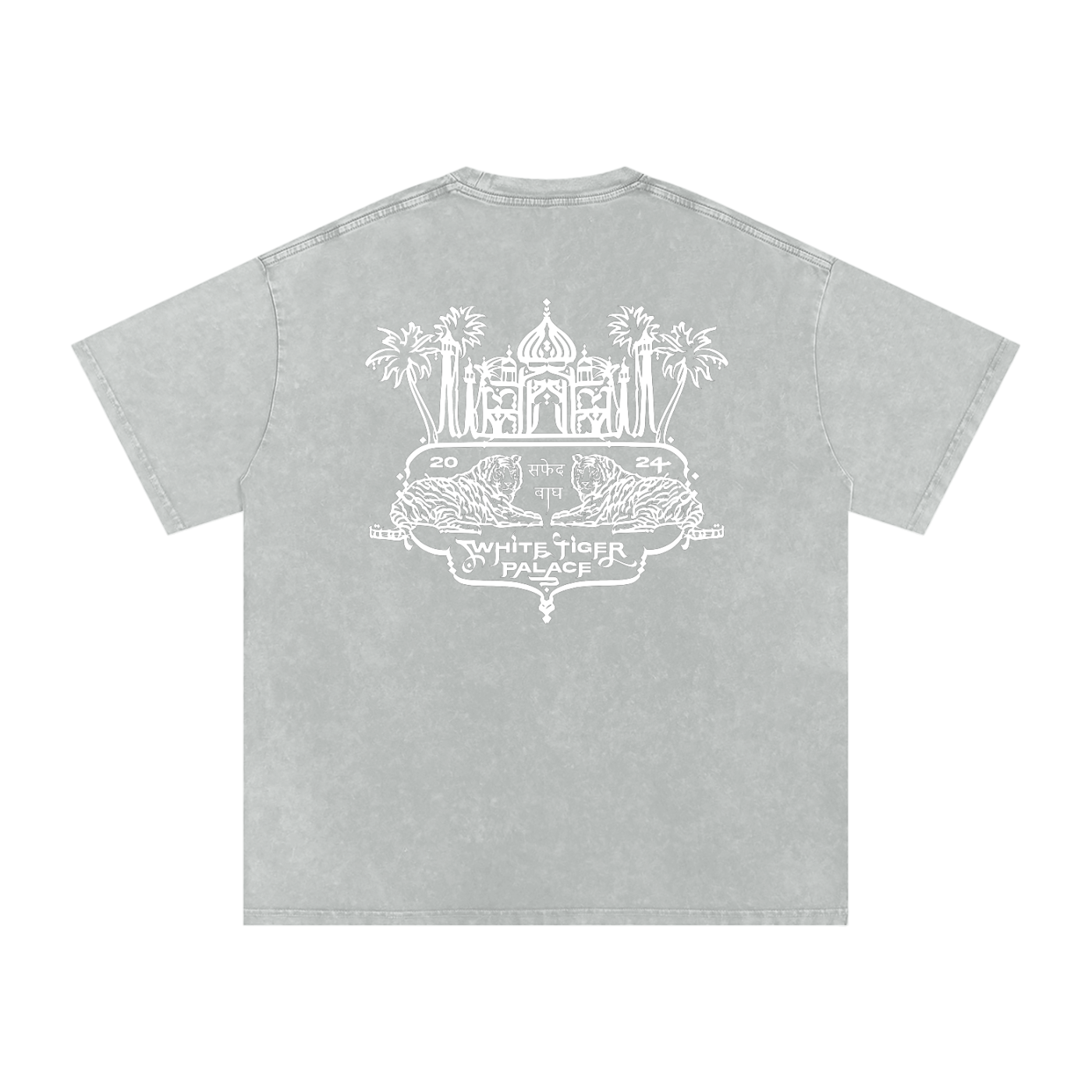 Kyūden - Snow Washed Oversized T-Shirt