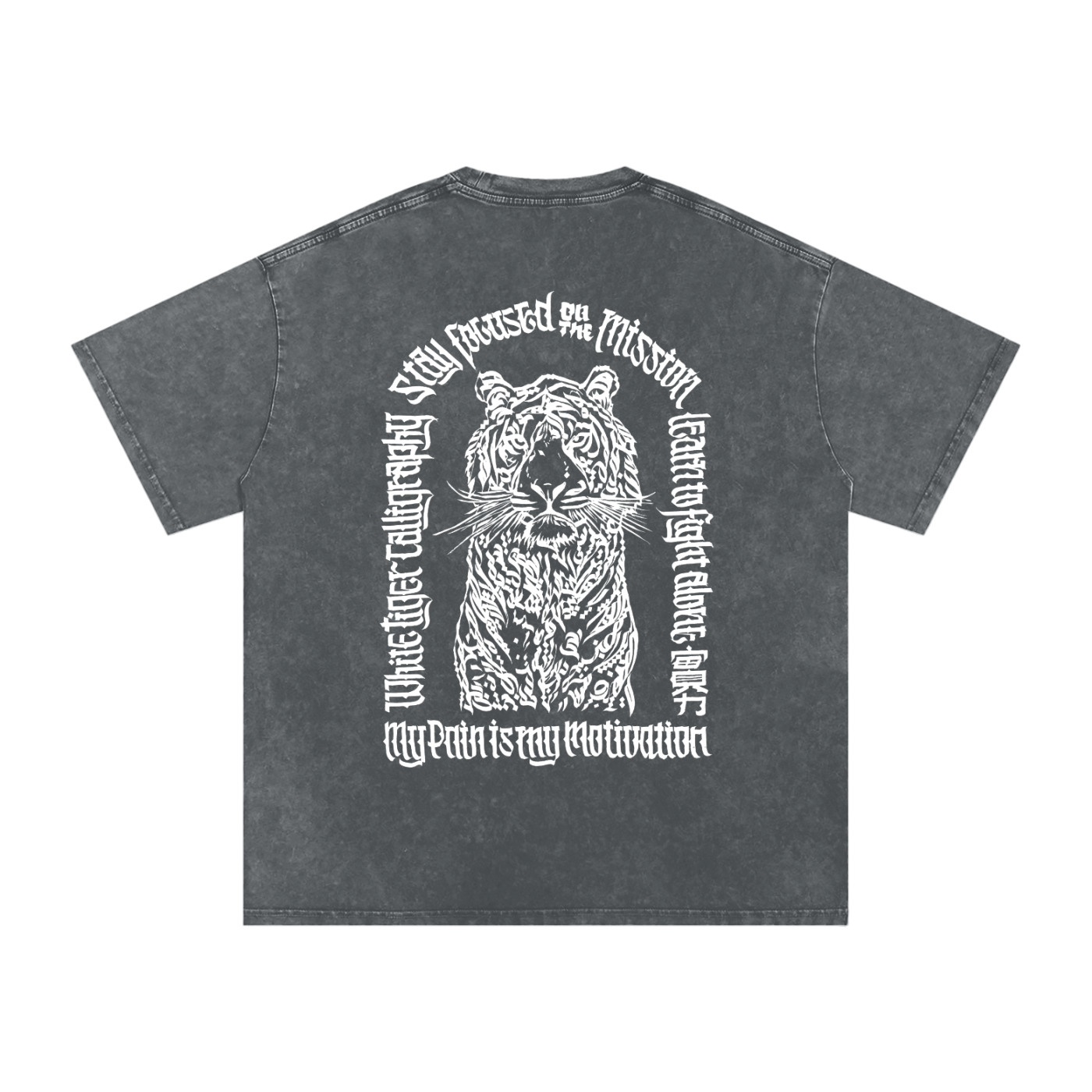 Bái Hu - Snow Washed Oversized T-Shirt