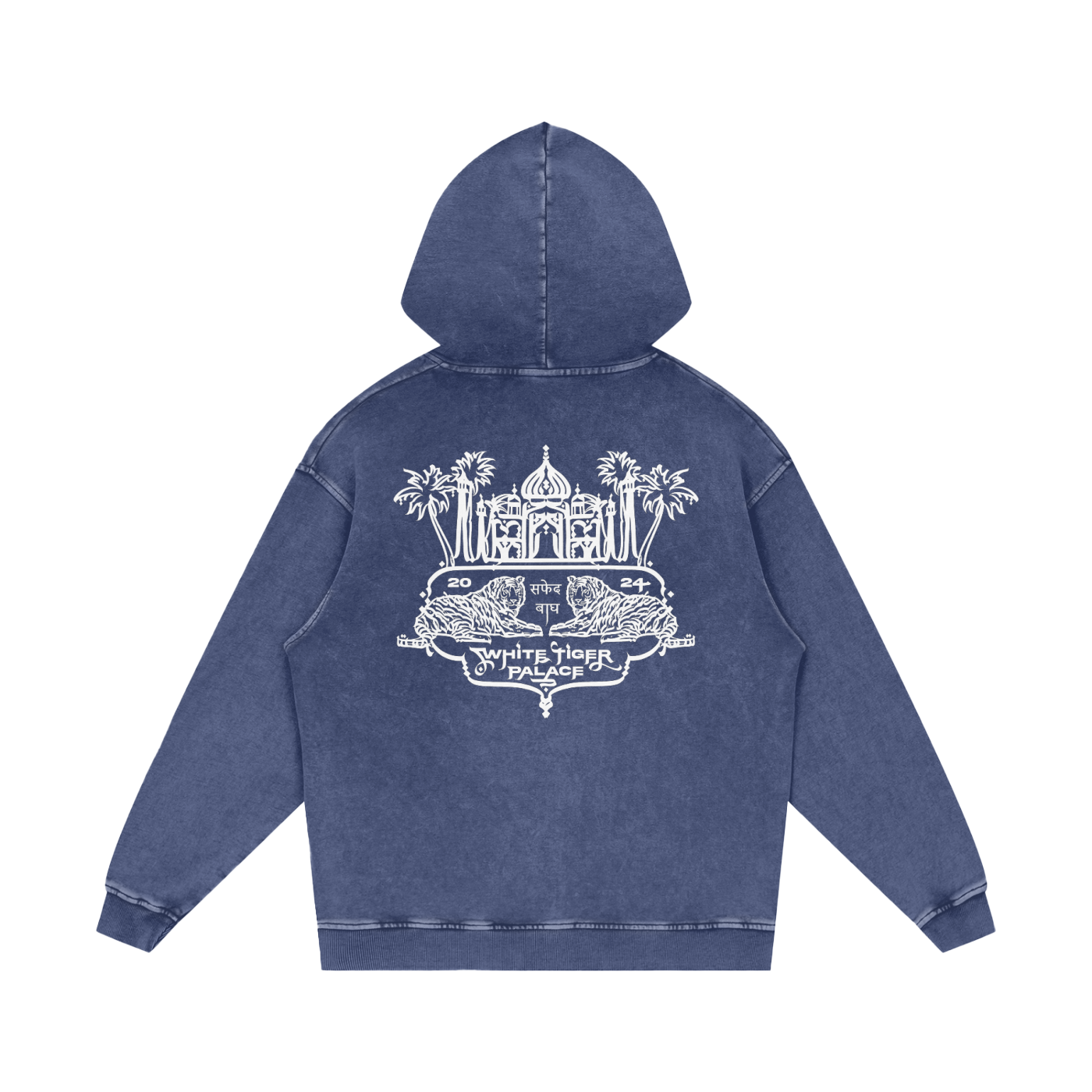 Kyūden - Unisex Snow Washed Hoodie