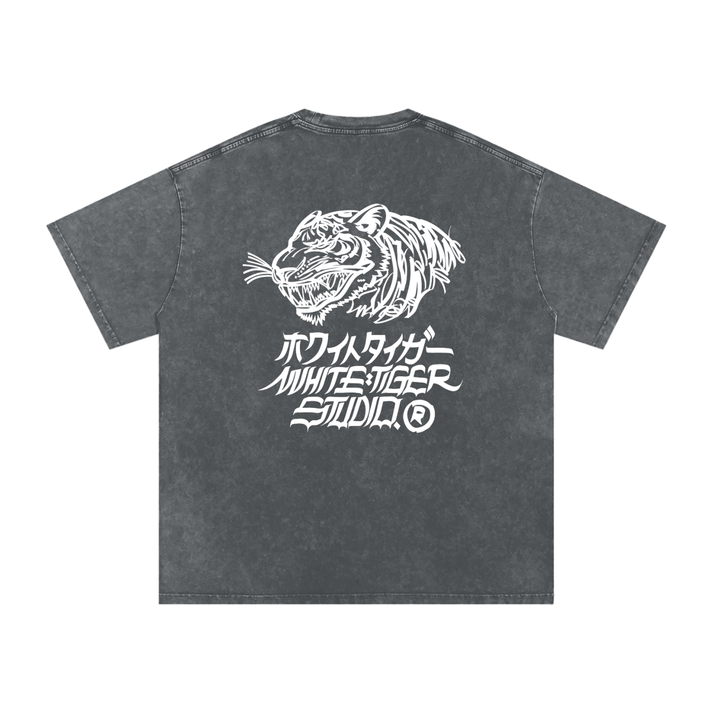 Shin'yū - Snow Washed Oversized T-Shirt