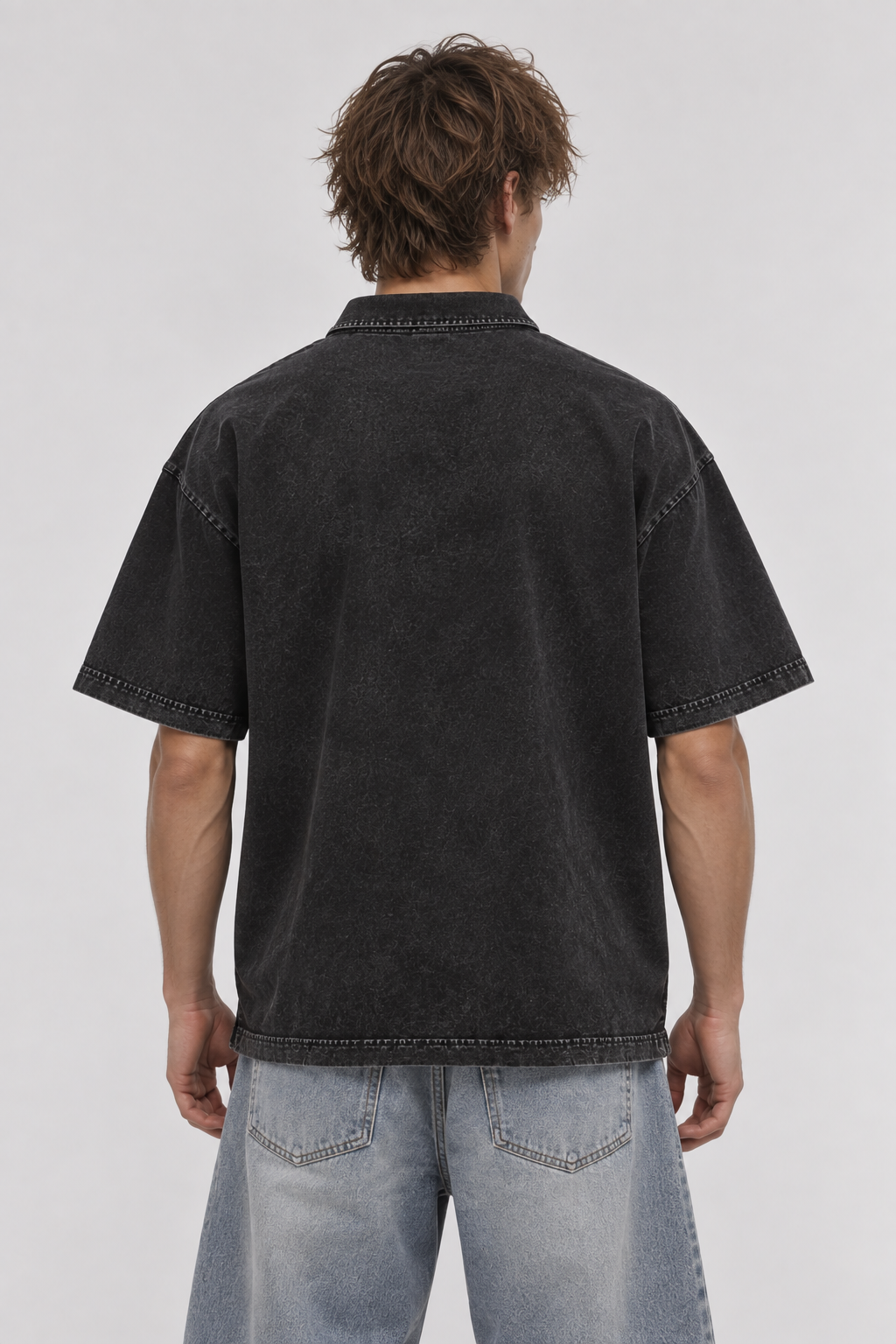 Athletic Club - Unisex Heavyweight Snow-Washed Polo T-Shirt