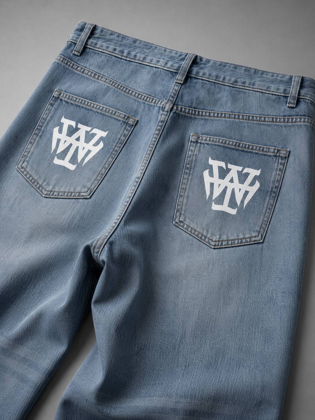 Asahi – Men's Vintage Lightweight Washed Barrel Leg Jeans