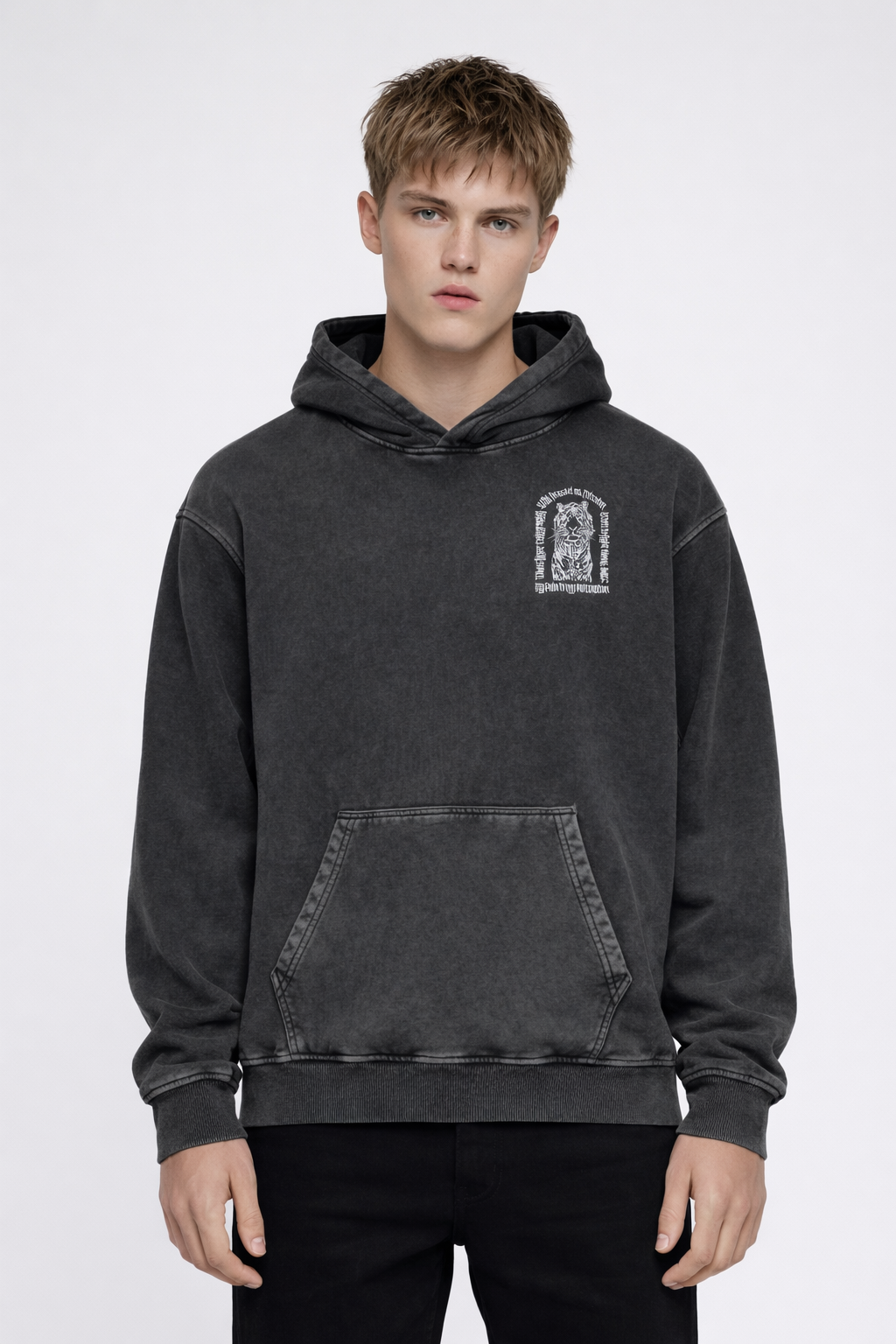 Bái Hu - Unisex Snow Washed Hoodie