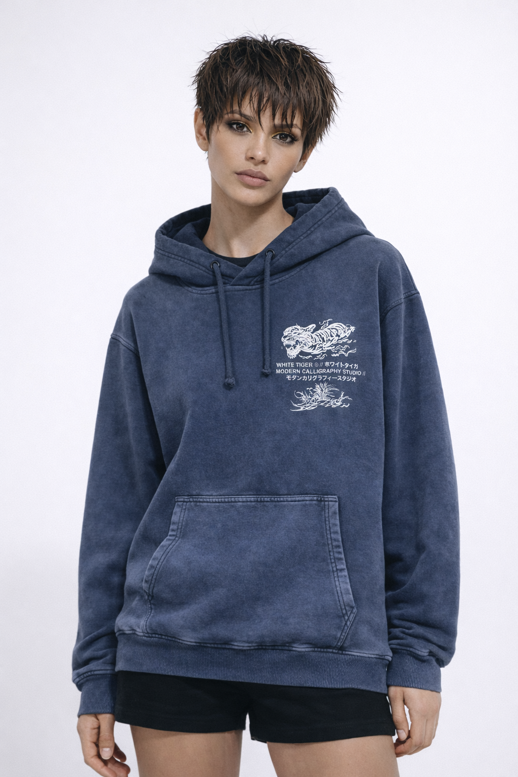 Suimā - Unisex Snow Washed Hoodie