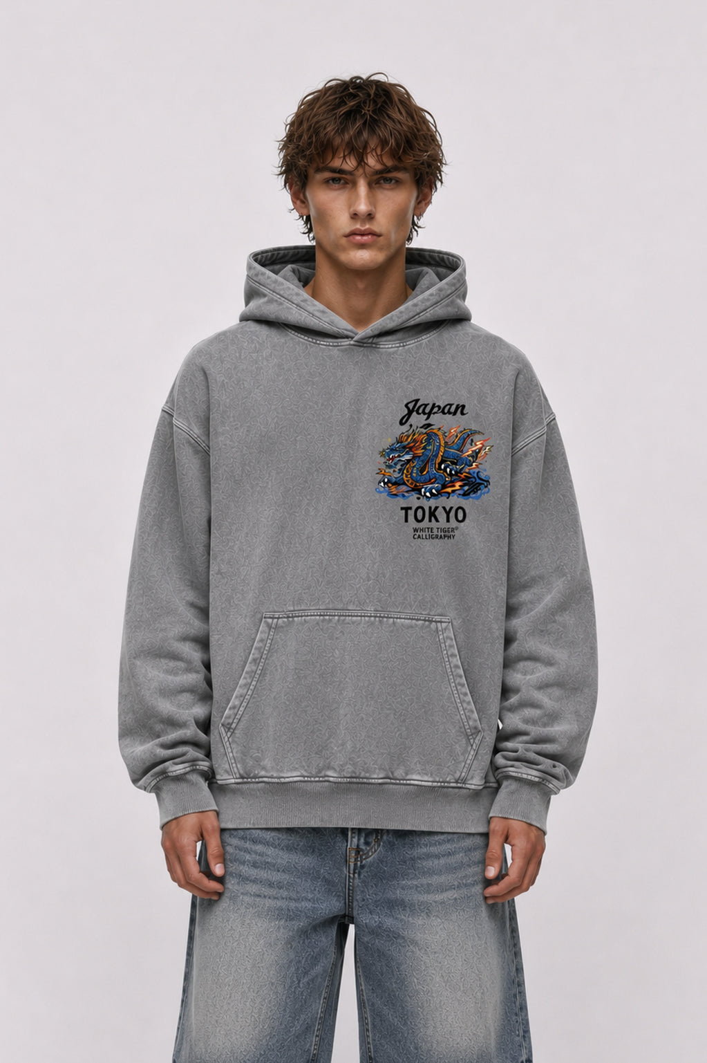 Tatsudoshi - Unisex Snow Washed Hoodie