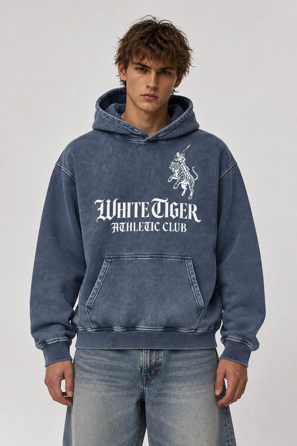 Athletic Club - Unisex Snow Washed Hoodie