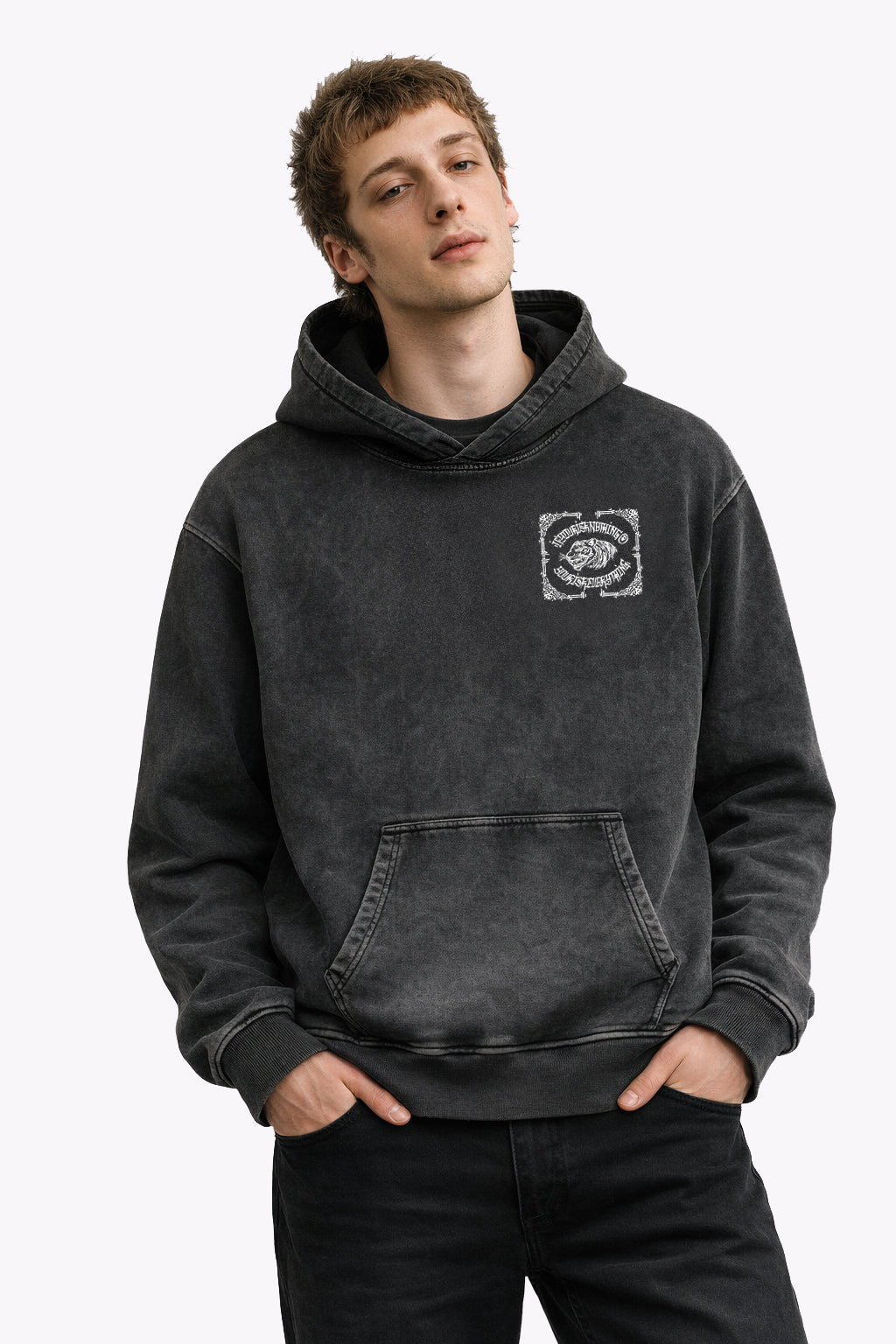 Furēmu - Unisex Snow Washed Hoodie