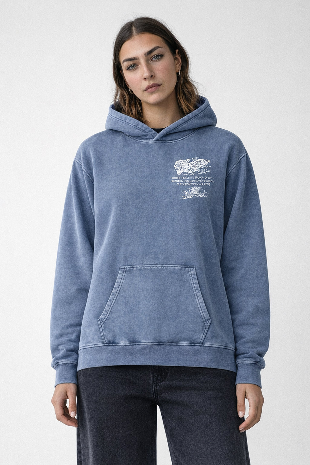 Suimā - Unisex Snow Washed Hoodie