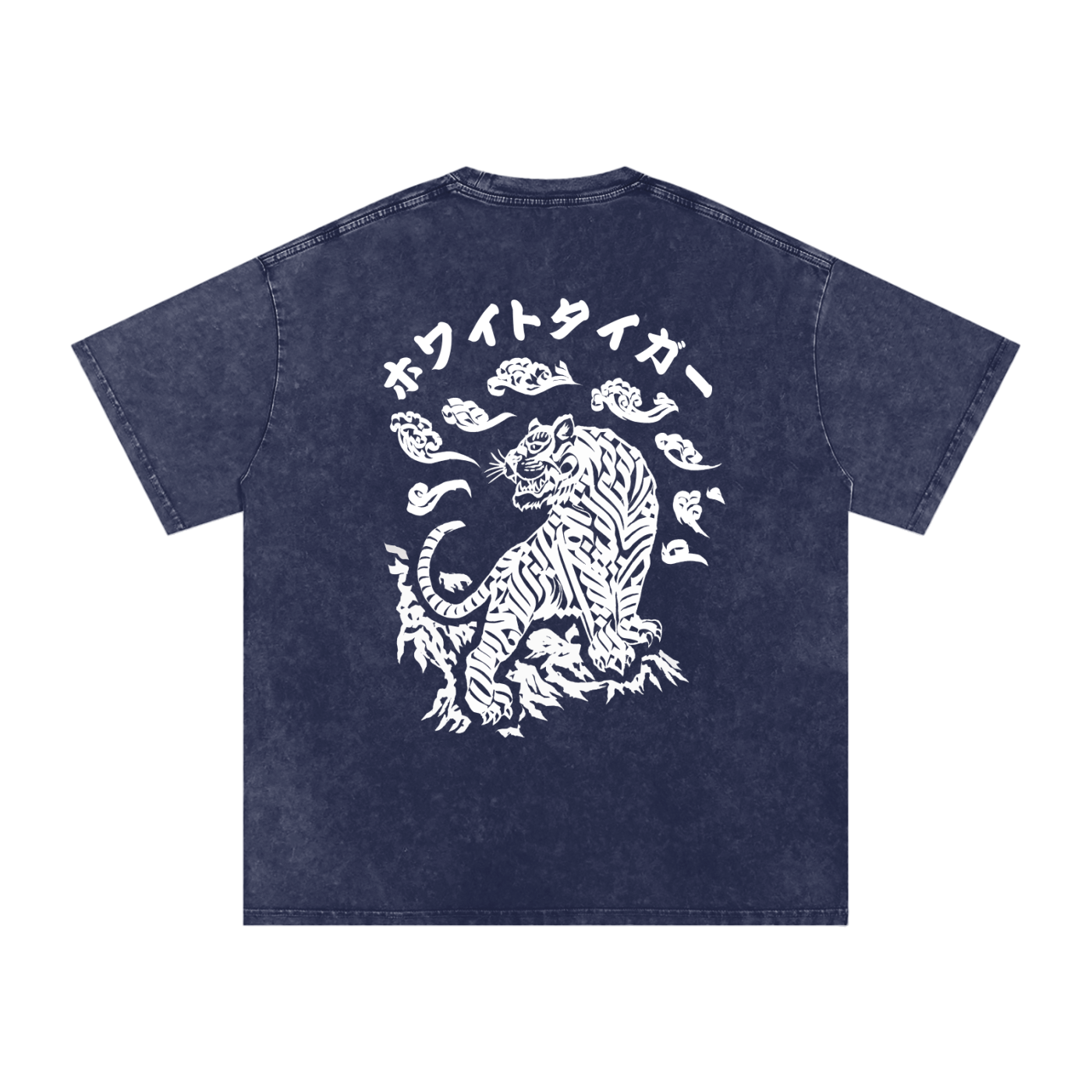 Byakko - Snow Washed Oversized T-Shirt