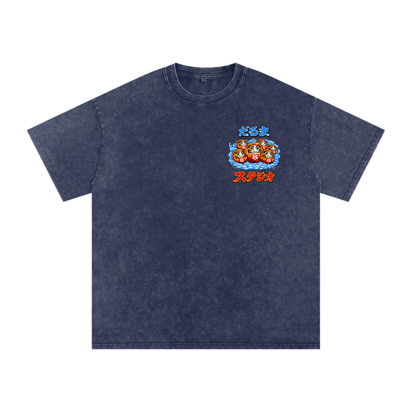 Daruma - Snow Washed Oversized Cotton T-Shirt