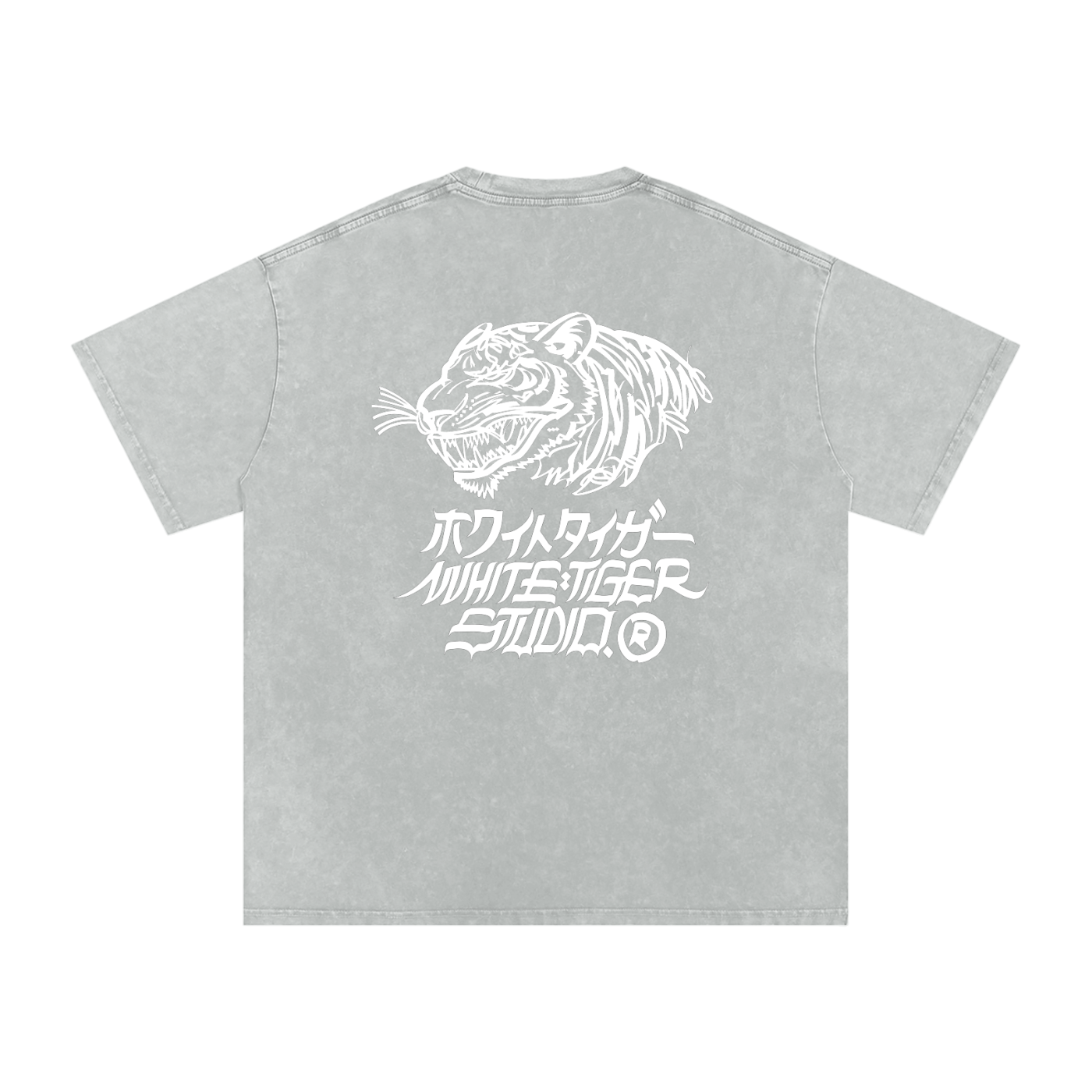 Shin'yū - Snow Washed Oversized T-Shirt