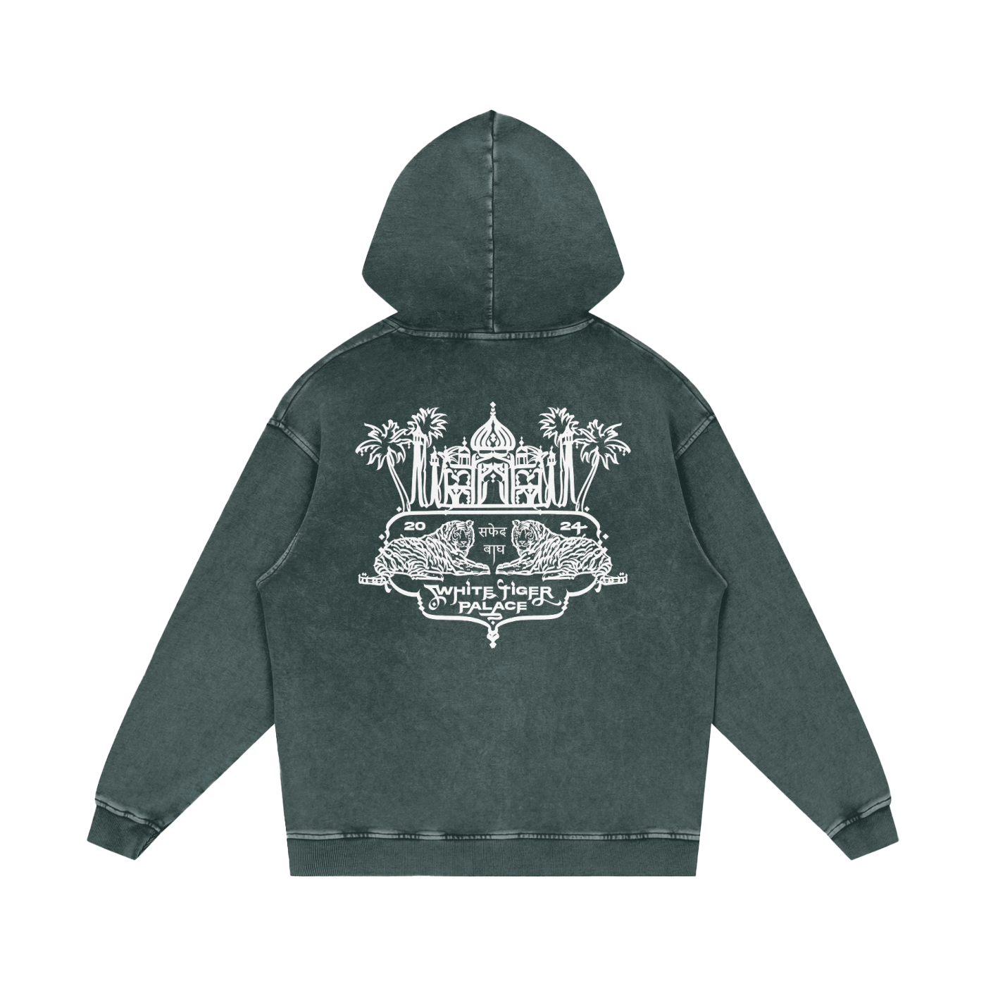 Kyūden - Unisex Snow Washed Hoodie