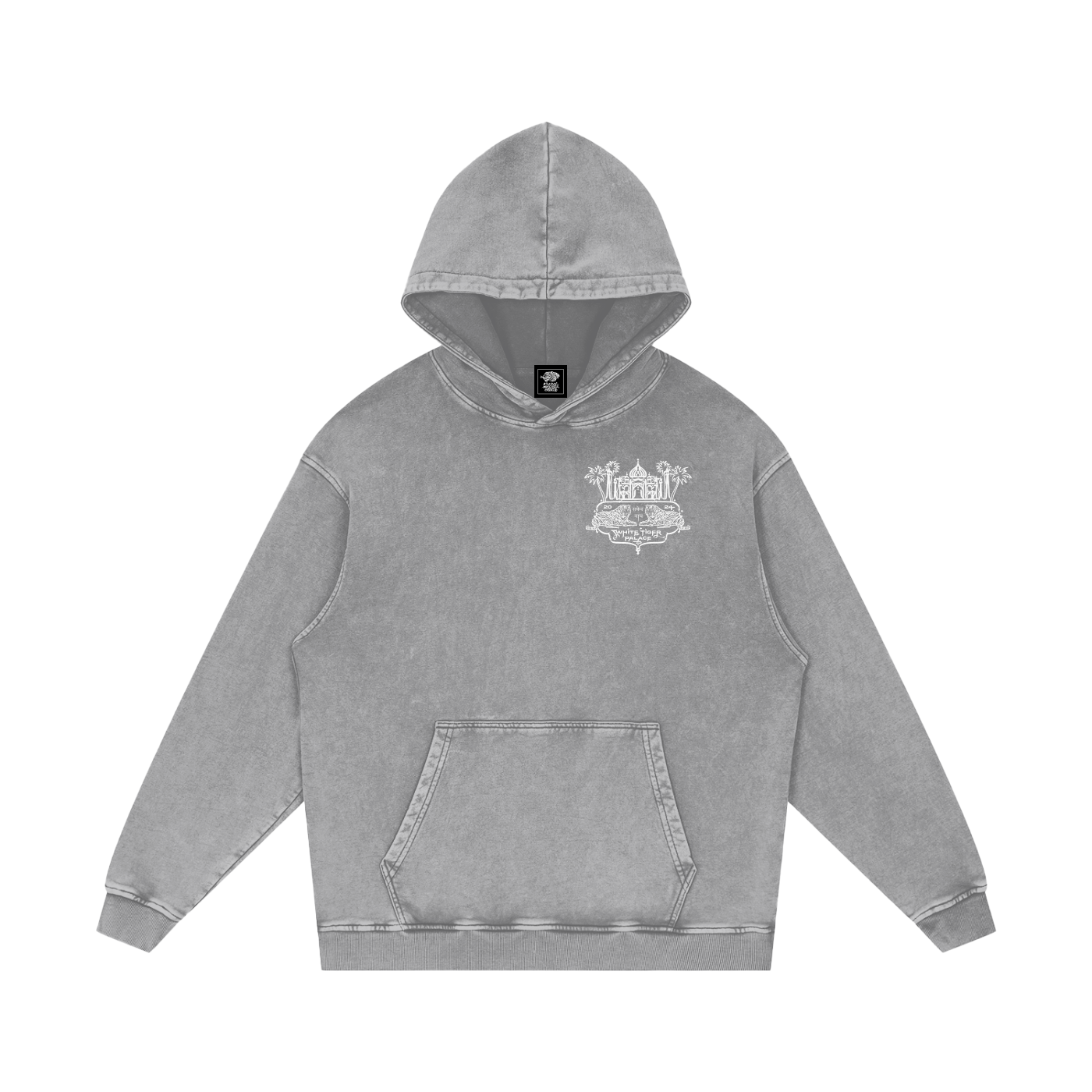 Kyūden - Unisex Snow Washed Hoodie