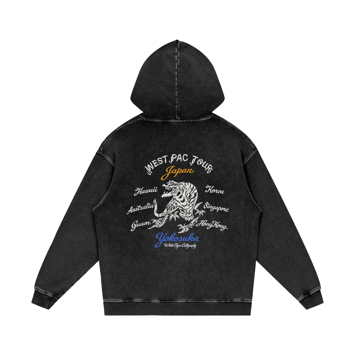 West Pacific Tour - Unisex Snow Washed Hoodie