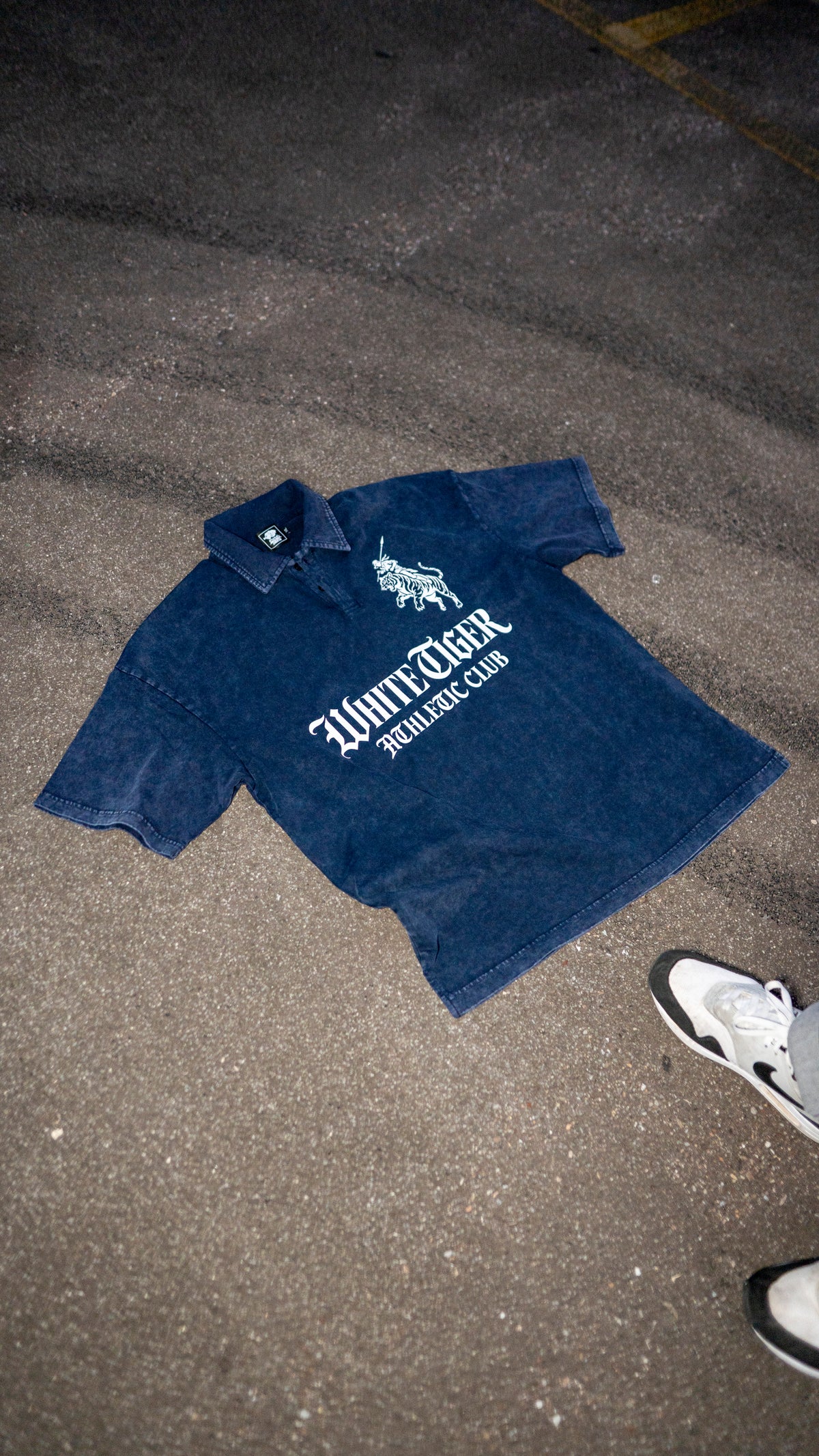 Athletic Club - Unisex Heavyweight Snow-Washed Polo T-Shirt